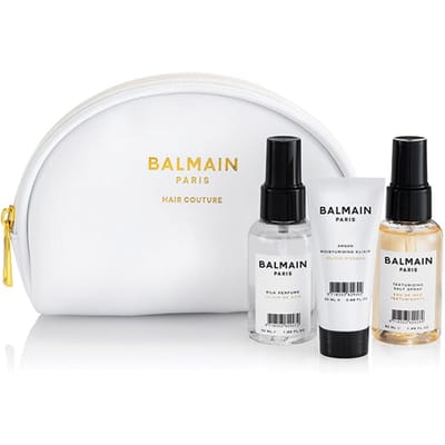Balmain White Cosmetic Styling Bag 50 ml + 50 ml + 20 ml