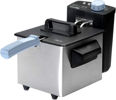 Elektrische friteuse 1,5 liter | 1000W met instelbare thermostaat en overheatingbeveiliging