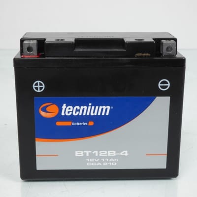 sla tecnium batterij voor ducati 696 monster 2008 tot 2012 yt12b-4 / 12v 11ah nieuw
