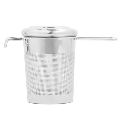 Thee-infuser van roestvrij staal white