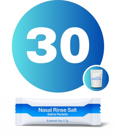 Neus spoelzout - Nasal zout - 30 zakjes - Neuszout - Nasal salt - Neusdouche - Nasaalzout - nasaal spoelzout