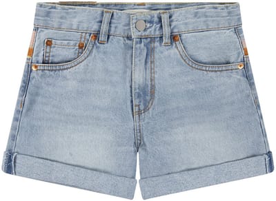Levi´s ® Kids Mini Mom Embroider Korte Broek Blauw 16 Years Meisje