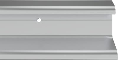 Regenscherm met dubbele vin Weerbalk Aluminium - 914 mm (3'0")
