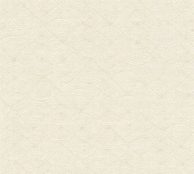 GOLVEN BEHANG | Grafisch - beige wit - A.S. Création Nara