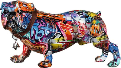Street Art Hond staand