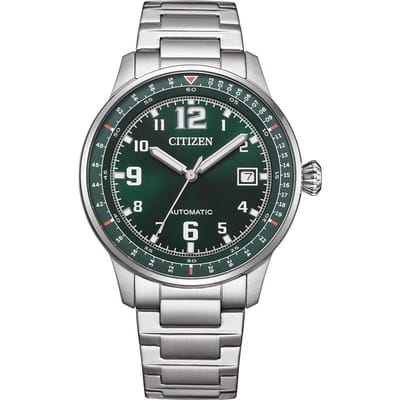 Citizen Urban Military NJ0190-51X Horloge - Staal - Zilverkleurig - Ø 40 mm