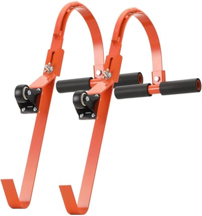 2pcs zware ladder dak haken - ladder stabilisator - ladder bescherming - dak ladder haken met wielen - snelle en gemakkelijke installatie