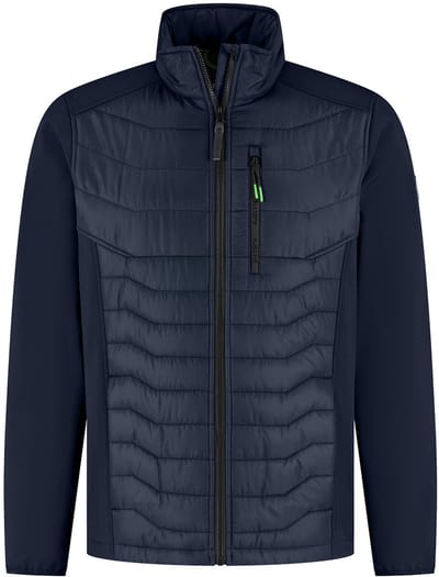 Kjelvik Outdoorjas Sytze Donkerblauw