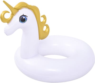 Eenhoorn / Unicorn / Zwemband / Swim Ring / Kroon / Wit / 55 cm / Zomer / Zwemmen