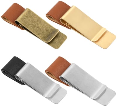Dailygoods- Penhouder Antislip - Pen Loop - Penhouder voor Notitieboek - Penhouder Bureau - Retro Design - 4 Stuks - Penclip