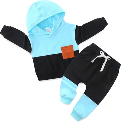 Set Jongenskleding Sweater en Joggingbroek voor Baby's (3-24 Maanden) - Herfst en Lente