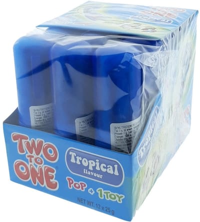 Two to One - Tropical - 12 lollies - Omdoos 12x