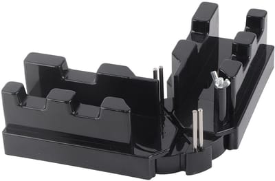 BRENZOOS- Hoekenklem met Geïntegreerde Gradenboog - Verstekhoeken - Snijgereedschap - Nauwkeurig Zagen - ABS Materiaal - 31x8.5x6.5cm - Verstekmeetinstrument