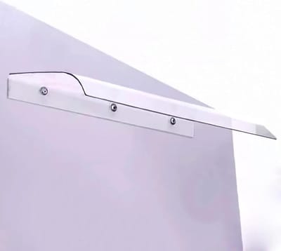 Voordeur Luifel - Dakluifel Raam - Droog Buiten - UV Bestendig - 40x280cm - Transparant