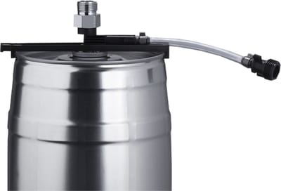 Adapter voor het aansluiten van 5 literfusten op normale Biertap- Flexi Tap 3/4" CO2-aansluiting