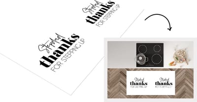 Keukenloper - Loper keuken - Bonus papa - Quotes - Familie - 120x60 cm - Keukenloper vinyl