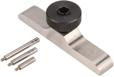 Dailygoods- Wijzerplaat Indicator Diepte - Geharde Basis - 3 Verlengstangen - Nauwkeurige Meting - Schroefdraadknop - Stabiele Klem - Dieptemeter