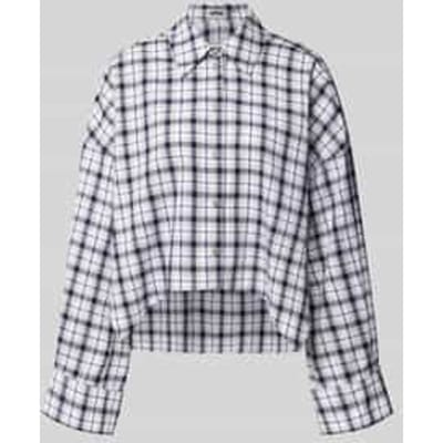 Oversized overhemdblouse met knoopsluiting model 'OSHIA'