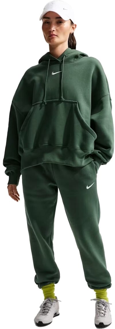Nike Sportswear Phoenix Fleece Dames Jogginsbroek Fz7626-323 - Kleur Groen - Maat L