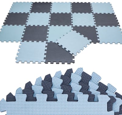 Van dag Één: 18-delige Baby Puzzel Speelmat - 30x30 EVA Schuim Kruipmat Vloermat Speeltapijt Kind