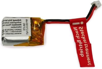 Li-Po Batterij - Reservebatterij RC - Model Vliegen - Oplaadbaar - 37V 100mAh - Zwart