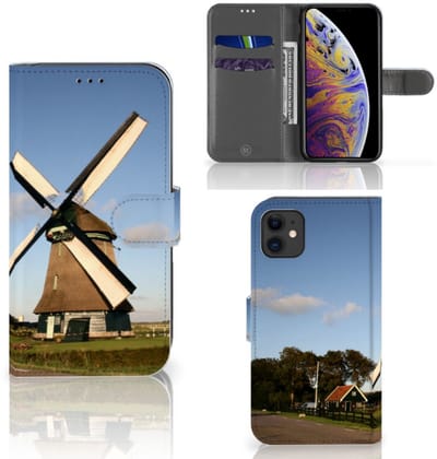 Boekhoesje voor Apple iPhone 11 Flip Cover Molen