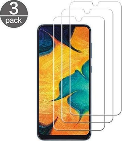 Screenprotector Glas - Tempered Glass Screen Protector Geschikt voor: Samsung Galaxy A20S - 3x