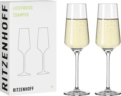 Ritzenhoff Champagne Glazen - 2 Stuks - Kristalglas - 230 ml - Champagne & Prosecco Glazen - Champagne Flutes
