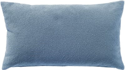 Dutch Decor JULIO - kussenhoes outdoor 30x50 cm - waterafstotend en uv-bestendig - Quiet Harbor - blauw