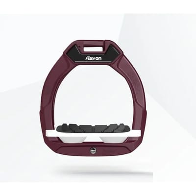 Veiligheidseisen voor rijhulpstukken Ingelijnd Grip Bordeaux/Wit/Wit kind Flex-On Safe-On