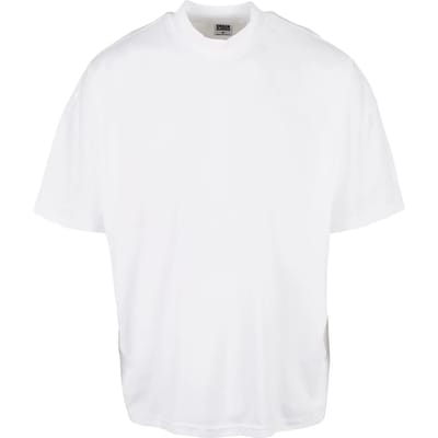 Urban Classics - Oversized Mock Neck Heren T-shirt - XL - Wit
