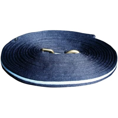 Harrys Horse Soft Longeerlijn 8m - Navy / licht Blauw