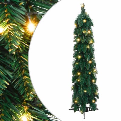 vidaXL - Kunstkerstboom - met - verlichting - 45 - LED's - 90 - cm