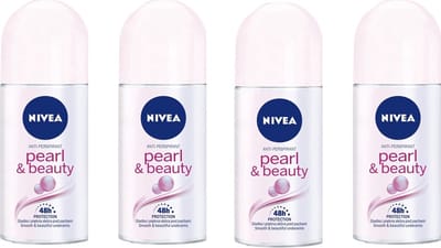 NIVEA® Deo Roller - Pearl & Beauty 4 x 50 ml