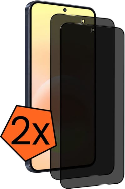 Screenprotector - 2 Stuks - Geschikt voor Samsung Galaxy A57 - Privacy Filter - Gehard Glas - Beschermglas - Tempered Glass - Screen Protector