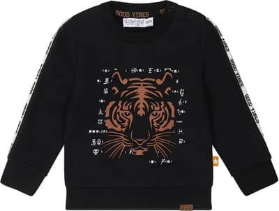 Dirkje-Boys Sweater Ls-Anthracite - Maat 86