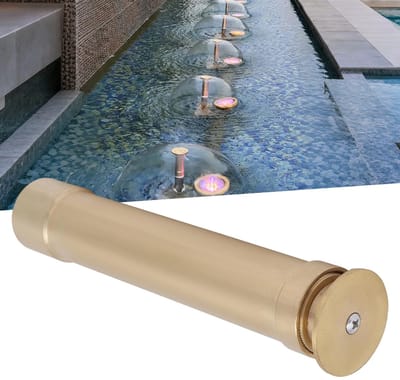 Allecto - Fonteinmondstuk - Verstelbare Messing - Paddestoel Sproeikop - Geschikt voor Vijvers - Helder Waterbelpatroon - Voor Buiten en Tuin