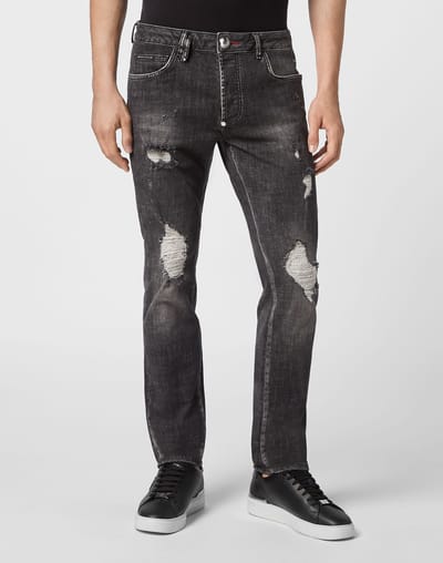 Jeans Recht Model Skull&Bones