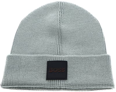 BOSS muts Foxxy Beanie Open Green mintgroen