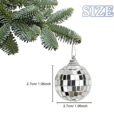 Nivard Kerstballen - Kerstversiering - Plastic - Kerstballenset - Discoballen - 24 stuks