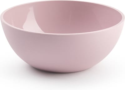 Plasticforte kommetjes/schaaltjes - dessert/ontbijt - kunststof - D12 x H5 cm - roze - BPA vrij