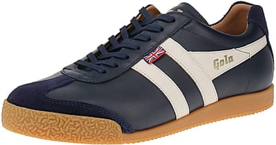 Gola Harrier Elite 2 Trainer - Heren Sneaker - Navy-Off-White