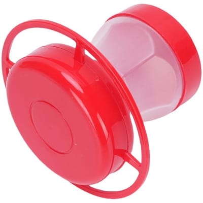 Mangeoire à colibris extérieure suspendue détachable anti-abeilles remplissage facile large ouverture plastique pink