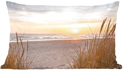 Sierkussens - Kussentjes Woonkamer - 60x40 cm - Zonsondergang - Duinen - Zee