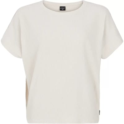 Protest PRTLouas – T shirt Dames – Korte mouwen – Ronde hals – Loose fit – Wit