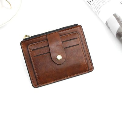 Luxe kleine heren creditcardhouder portemonnee mannelijke slanke lederen portemonnee met broekzak merk designer portemonnee voor heren dames One Size