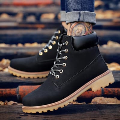 Heren Laarzen Nieuwe Martin Laarzen PU Leer Heren Schoenen Hoge Top Meer Vrije Tijd Herfst Laarzen Groothandel 41