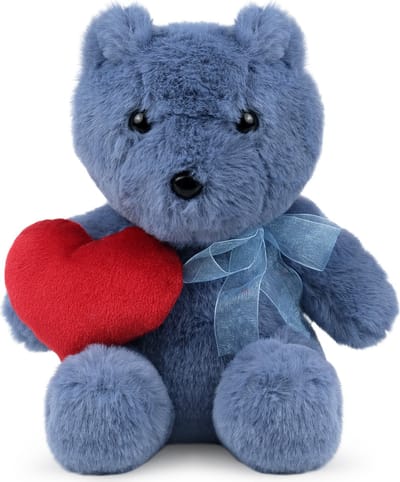 WP Merchandise - Pluche Knuffel - Beer Gloria met een hart 21cm