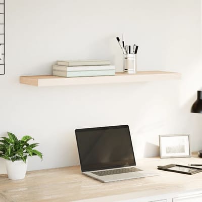 vidaXL - Wandschap - 90x23,5x4 - cm - bewerkt - hout