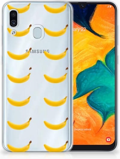 Samsung Galaxy A30 Siliconen Case Banana